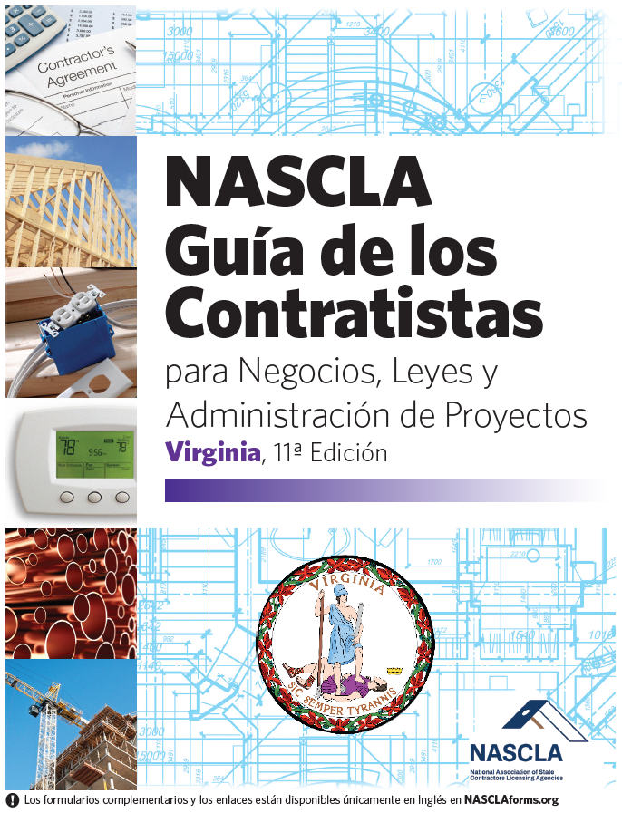Guía de los Contratistas para Negocios, Leyes y Administración de Proyectos, Virginia, 10th Edición
